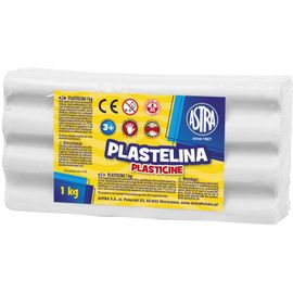 ASTRA - Plastelína 1kg Biela, 303111001