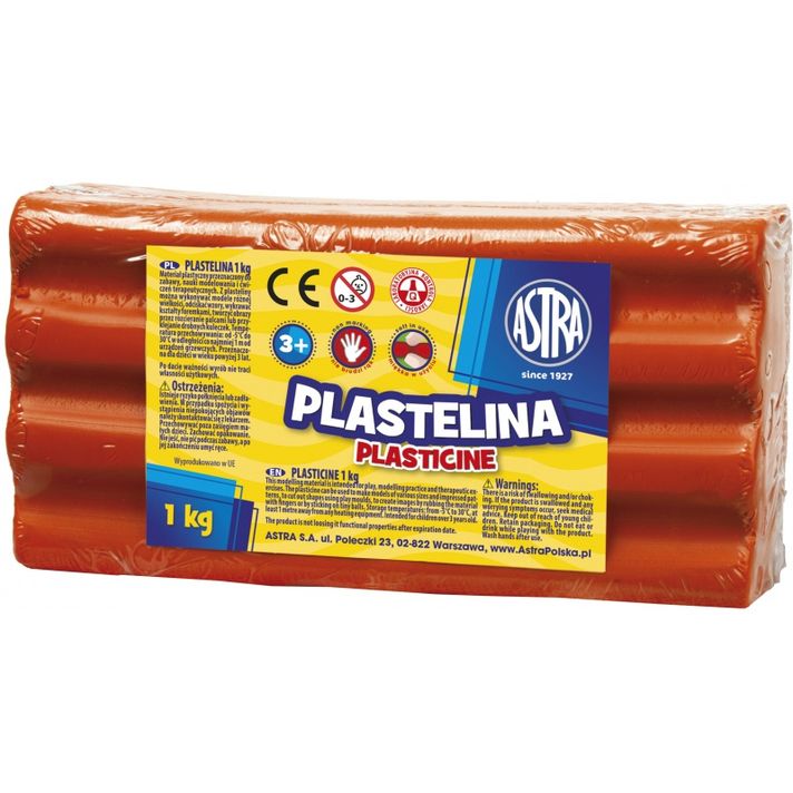 ASTRA - Plastelína 1kg Červená, 303111006