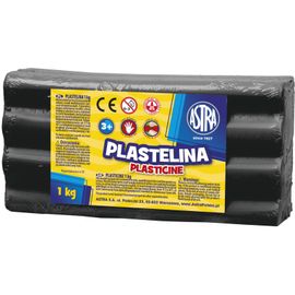 ASTRA - Plastelína 1kg Čierna, 303111024