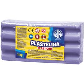 ASTRA - Plastelína 1kg Fialová svetlá, 303111011