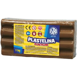 ASTRA - Plastelína 1kg Hnedá, 303111022