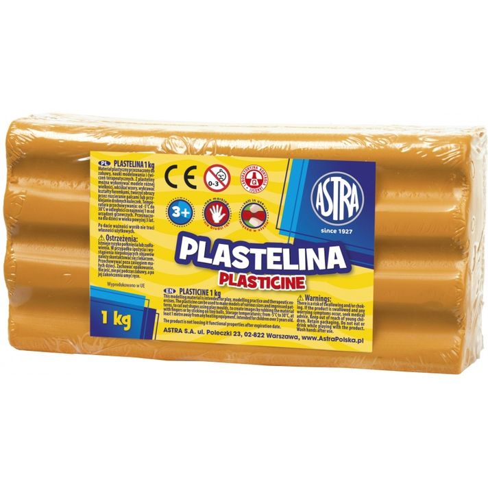 ASTRA - Plastelína 1kg Oranžová, 303111005