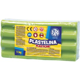 ASTRA - Plastelína 1kg Zelená svetlá, 303111017