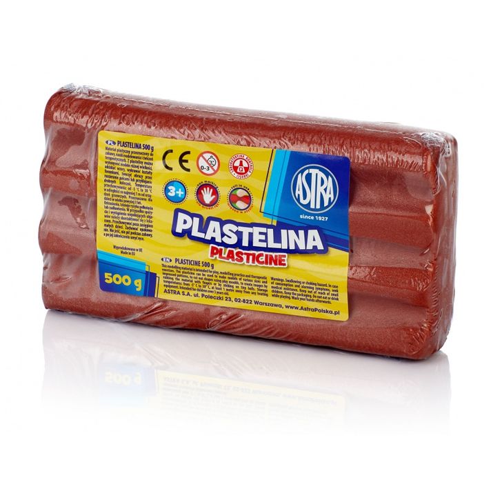 ASTRA - Plastelína 500g Metalická Medená, 303117016