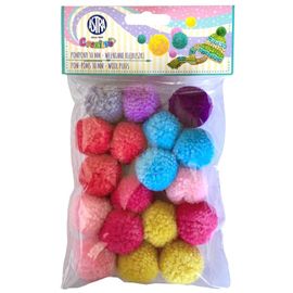 ASTRA - Plyšové POMPOM vlnené guličky WOOL PUFFS, 30mm, 335121013