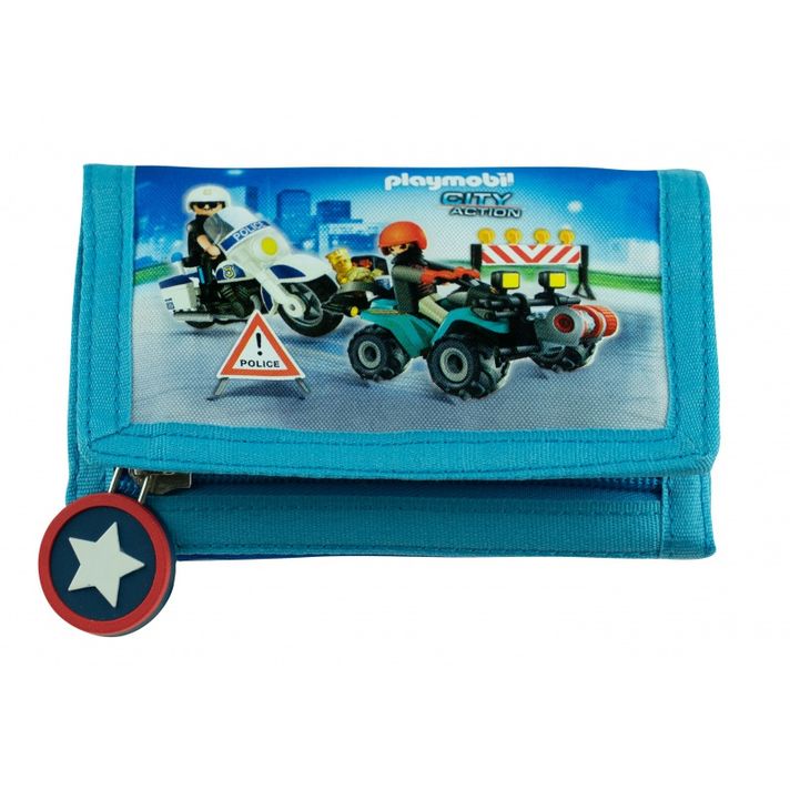 ASTRA - Športová detská peňaženka PLAYMOBIL Police, PL-14, 504020008