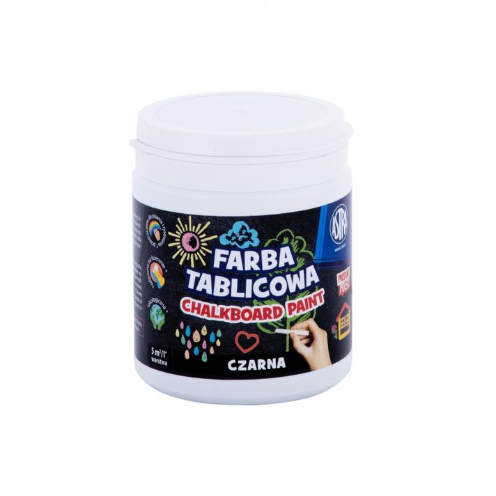 ASTRA - Tabuľová farba 250 ml - čierna, 330122001