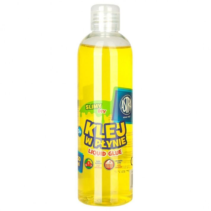 ASTRA - Tekuté lepidlo žlté 250ml - vhodné pre výrobu slizu!