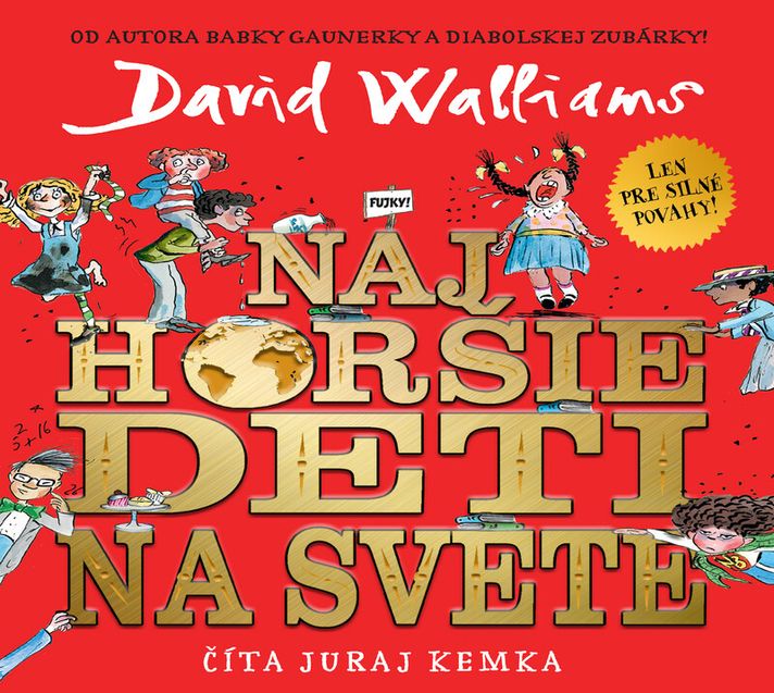 Audiokniha Najhoršie deti na svete - David Walliams