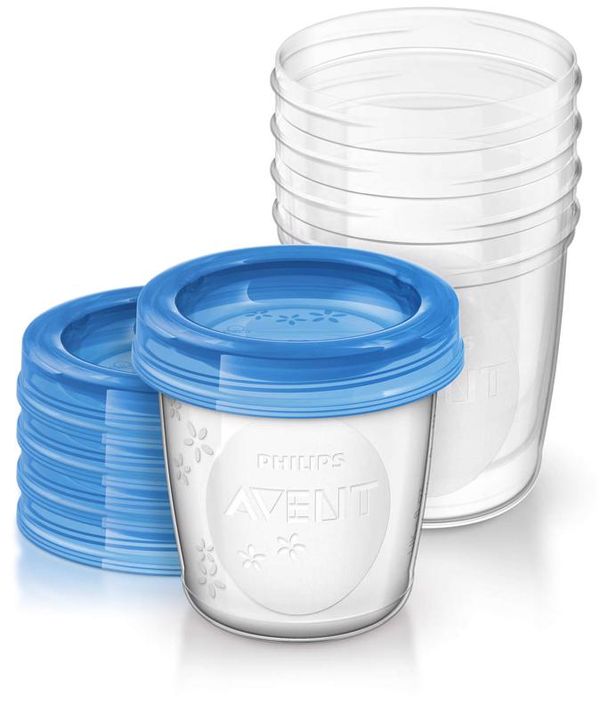 AVENT - VIA poháriky 180 ml - 5 ks NOVÉ