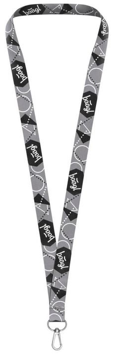 BAAGL - Prívesok na kľúče dlhý – lanyard, šedý