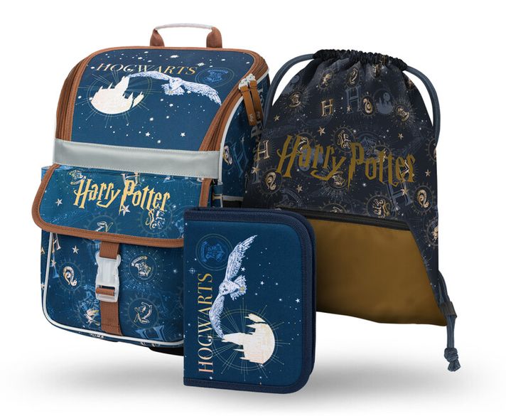 BAAGL - SET 3 Zippy Harry Potter Bradavice: atkovka, peračník, vrecko