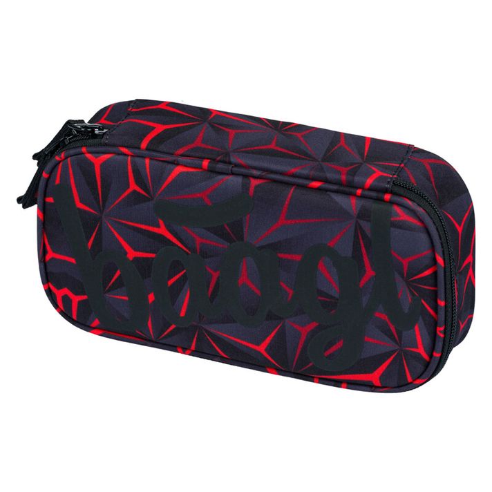 BAAGL - Školský peračník etui Red Polygon