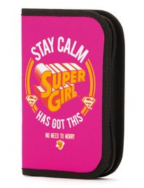 BAAGL - Školský peračník Supergirl – STAY CALM