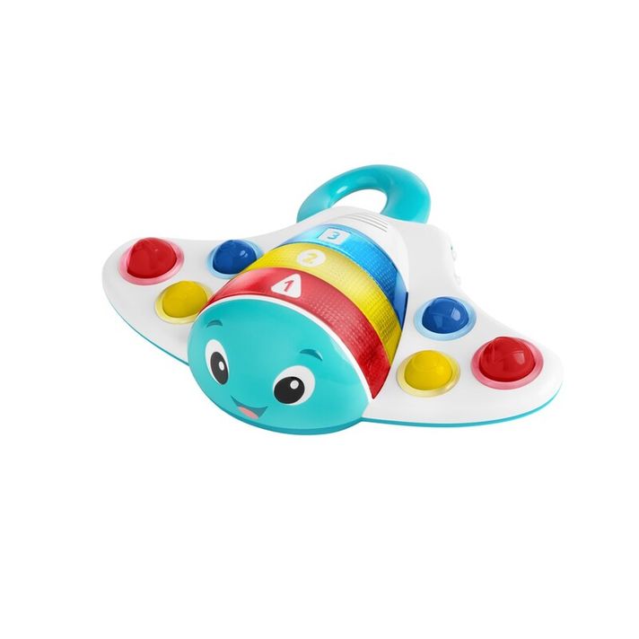 BABY EINSTEIN - Hračka senzorická raja Pop & Explore Stingray™ 6m+