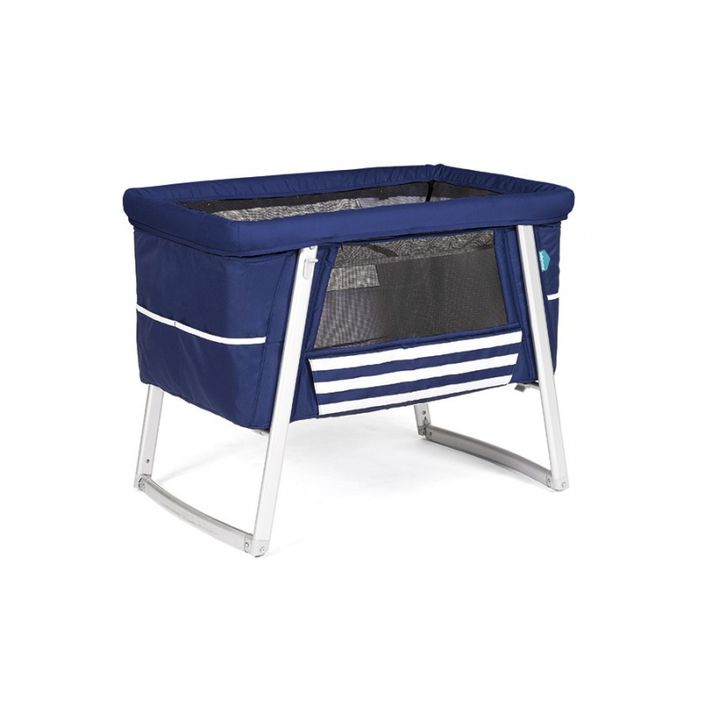 BABYHOME - AIR postieľka, Navy / White (Sailor)