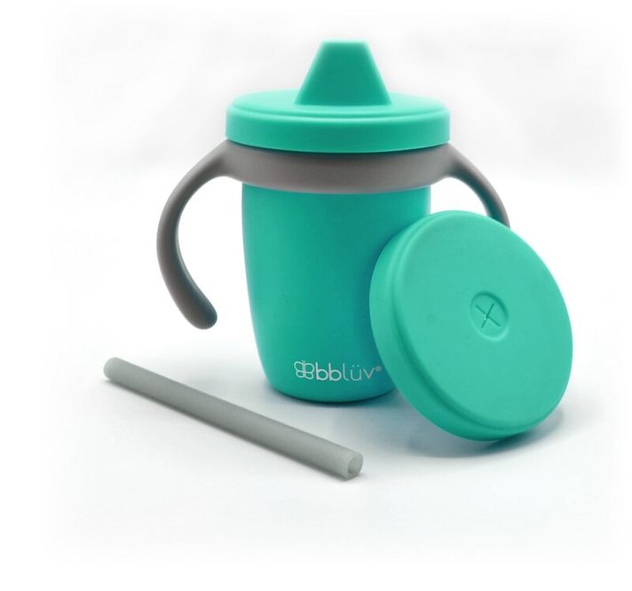 BBLÜV - Küp Sippy Cup Silikónový pohárik Aqua