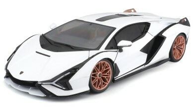 BBURAGO - 1:18 TOP Lamborghini Sián FKP 37 White/Black