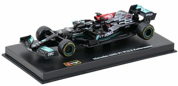 BBURAGO - 1:43 RACE  F1 - MERCEDES-AMG F1 W12 E Performance (2021) #77 (Valtteri Bottas) wit