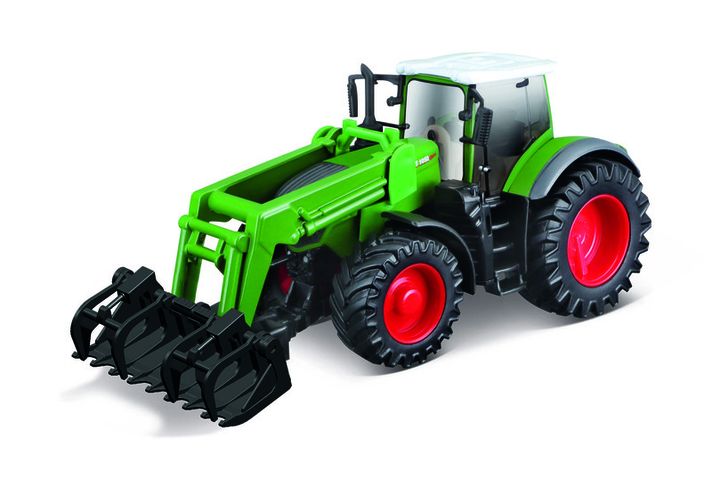 BBURAGO - Bburago10 cm Farm Tractor with front loader - Fendt 1050 Vario + grapple