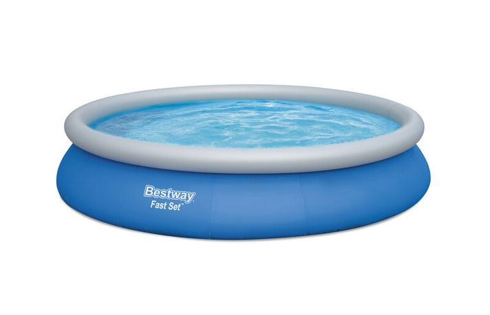 BESTWAY - Nadzemný bazén kruhový Fast Set, kartušová filtrácia, priemer 4,57m, výška 84cm