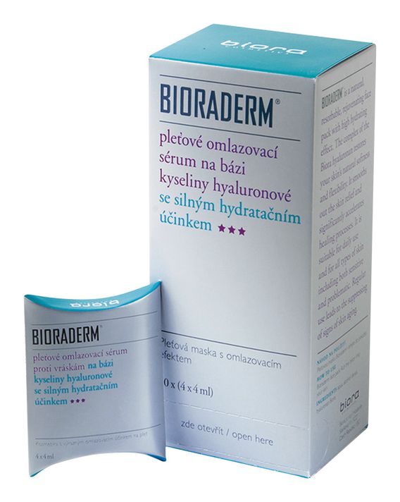 BIORA - Bioraderm omladzovacie sérum proti vráskam 4 x 4 ml