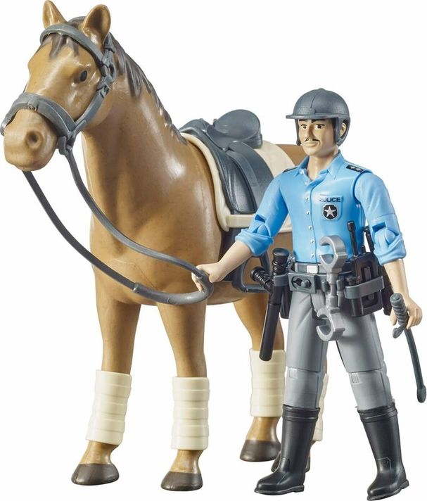 BRUDER - 62507 Policajt na koni