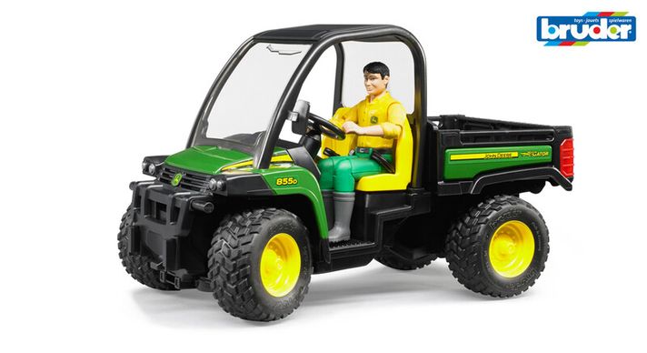 BRUDER - Farmer - John Deere Gator s vodičom