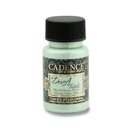 CADENCE - Textilná farba, metal. mätová, 50 ml