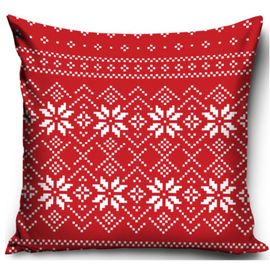 CARBOTEX - Vianočná obliečka na vankúšik Red Christmas, 40/40cm, PNL231224