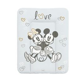 CEBA - Podložka prebaľovacia mäkká na komodu 50x70 Disney Minnie & Mickey Grey