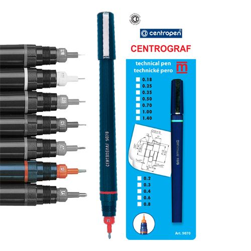 CENTROPEN - Pero technické Centrograf 9070/1 BL-1,00