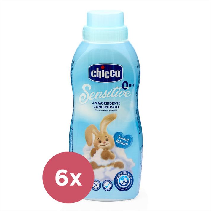 CHICCO - 6x Aviváž koncentrovaná Sladký Púder 750 ml