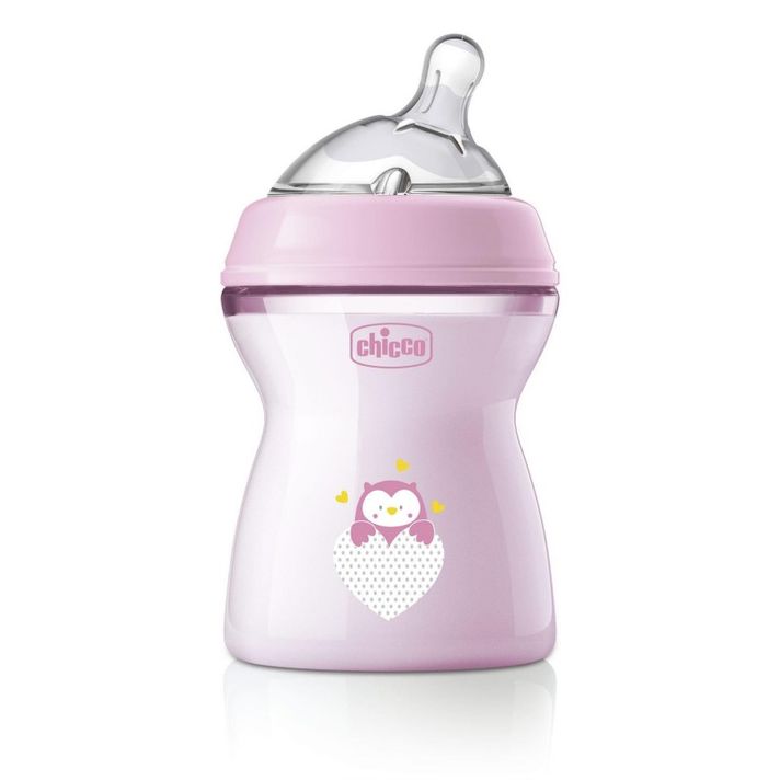 CHICCO - Fľaša dojčenská Natural Feeling 250 ml dievča 2m+