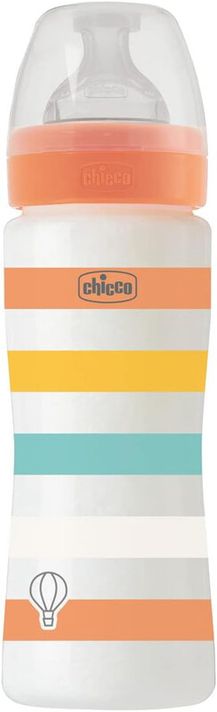 CHICCO - Fľaša dojčenská Well-being silikón 330ml uni