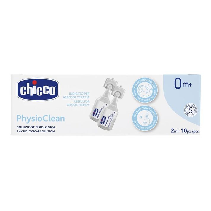 CHICCO - Fyziologický roztok do nosa 2 ml, 10 ampuliek