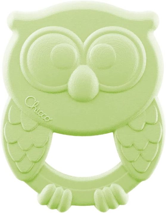 CHICCO - Hryzačka Eco+ Sova Owly zelená 3m+