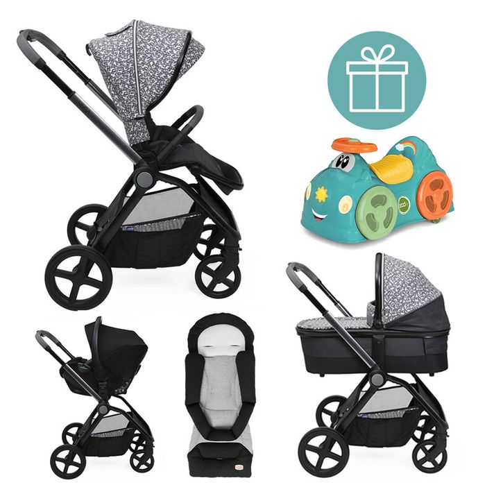 CHICCO - Kočík kombinovaný Mysa 3v1 Charming Grey + odrážadlo All around ZADARMO