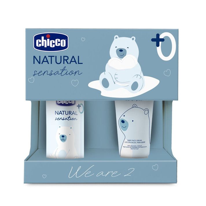 CHICCO - Set darčekový kozmetický Natural Sensation - We Are Two 0m+