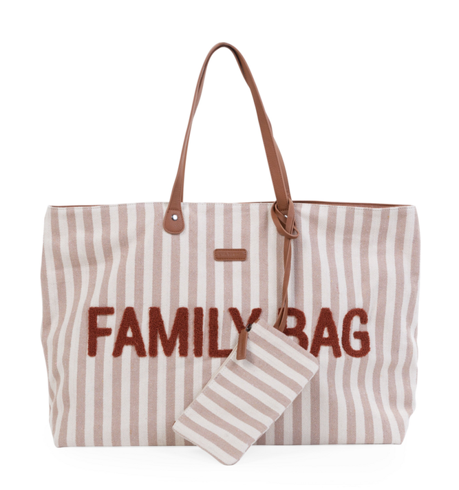 CHILDHOME - Cestovná taška Family Bag Canvas Nude