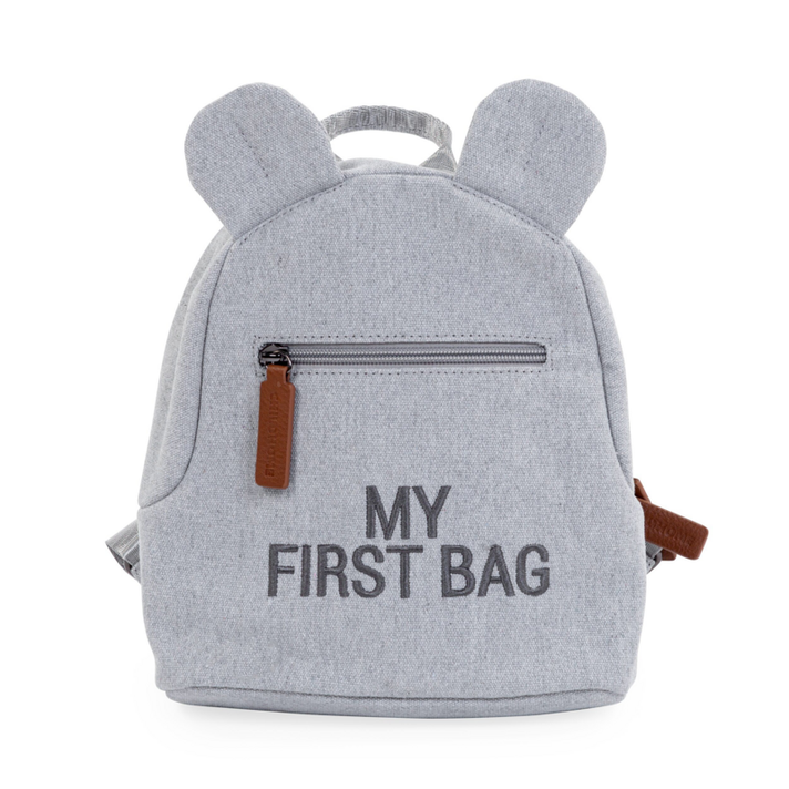 CHILDHOME - Detský batoh My First Bag Canvas Grey