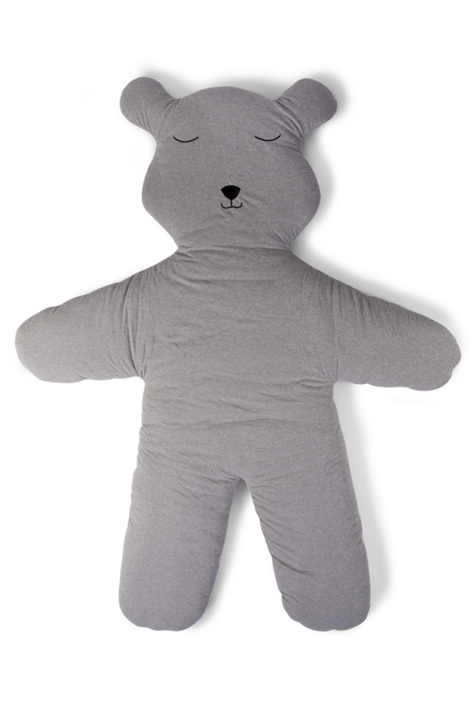 CHILDHOME - Hracia deka medveď Teddy Jersey Grey 150cm