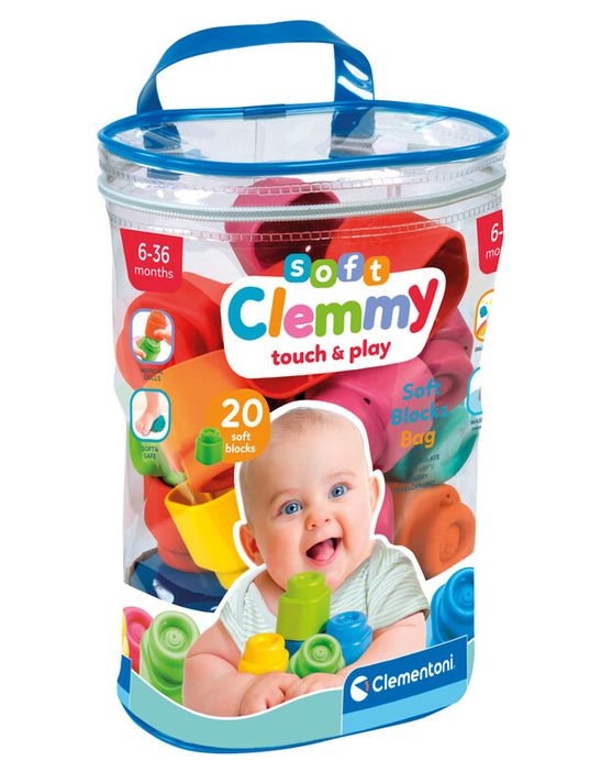 CLEMENTONI - Clemmy baby - 20 kociek v plastovom vreci