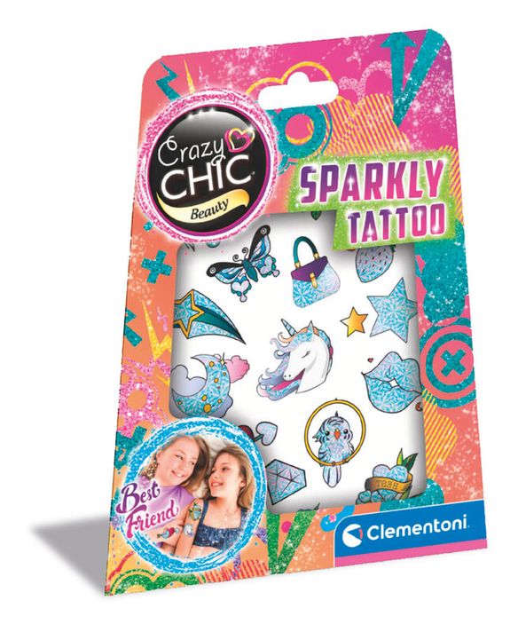 CLEMENTONI - Crazy CHIC - Trblietavé tetovanie
