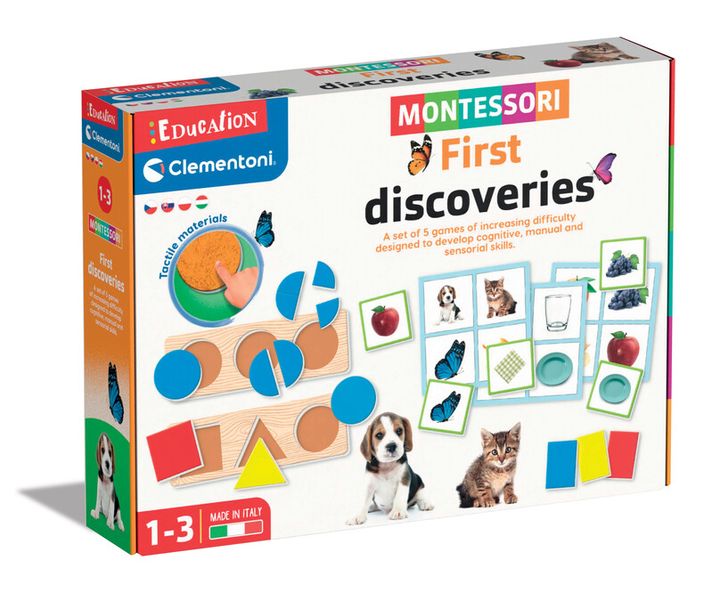 CLEMENTONI - Montessori - prvé objavy, 6 hier
