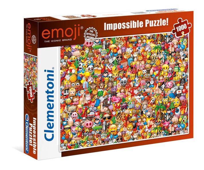 CLEMENTONI - Puzzle 1000 dielikov Impossible - Emoji