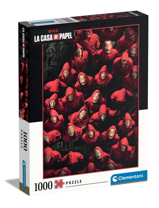 CLEMENTONI - Puzzle 1000 dielikov - La Casa de Papel