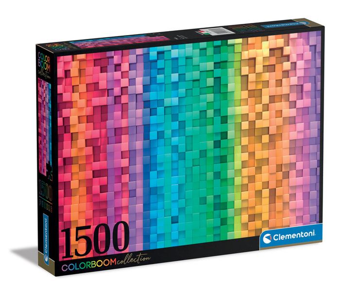 CLEMENTONI - Puzzle 1500 dielikov Colorboom - Pixel