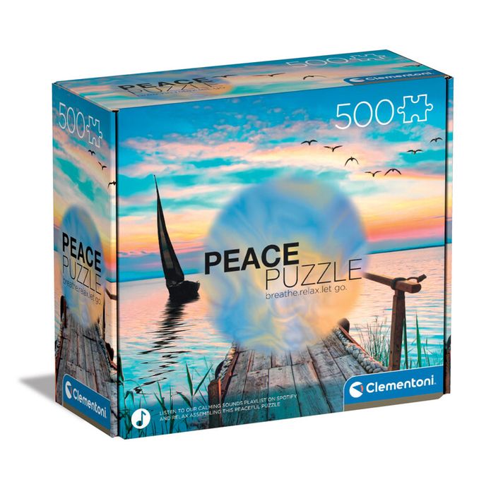 CLEMENTONI - Puzzle 500 dielikov Peace - Peaceful Wind
