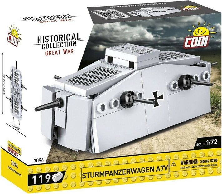 COBI - Sturmpanzerwagen A7V, 1:72, 119 k